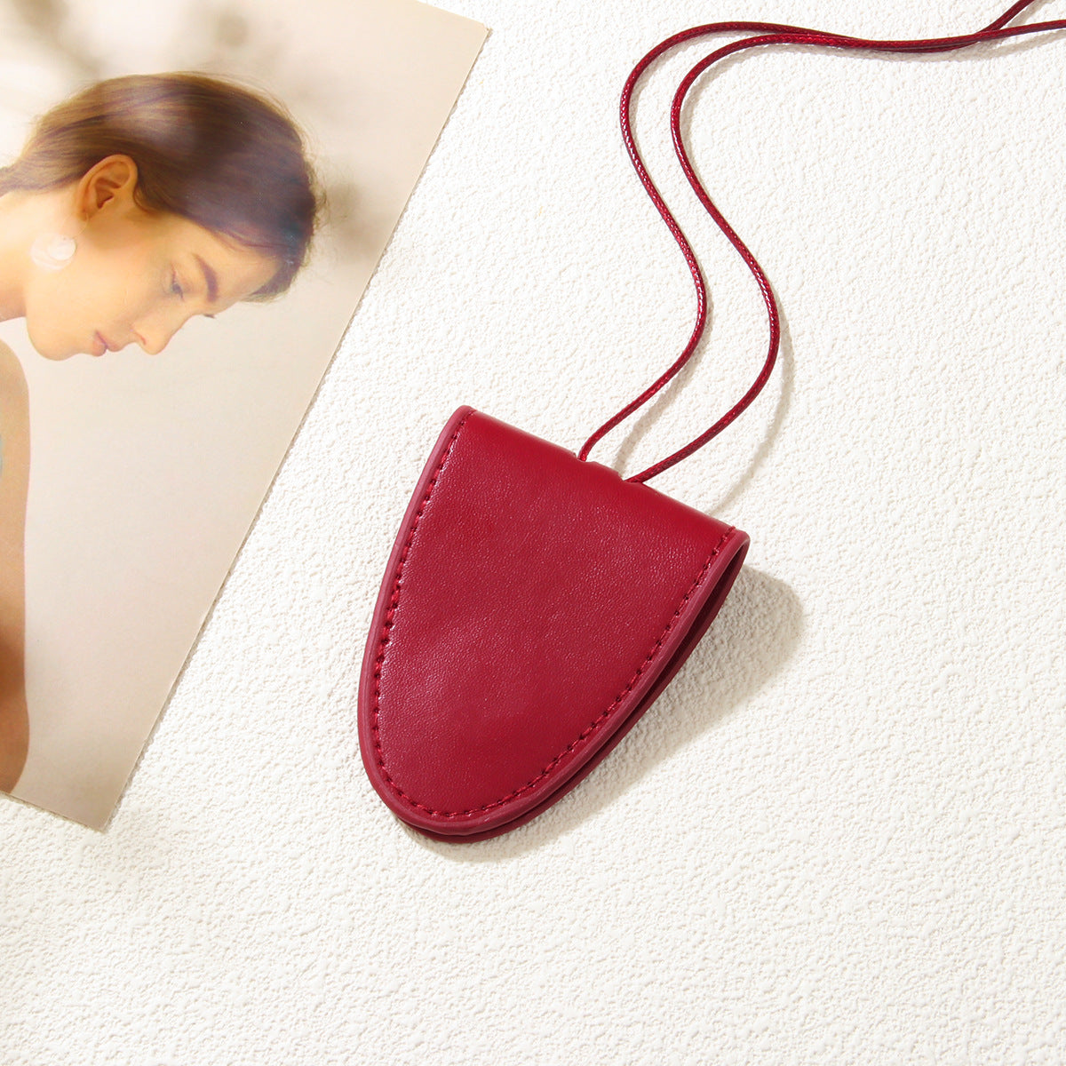 Wholesale Leather Bluetooth Headset Sunglasses Storage Bag Necklace